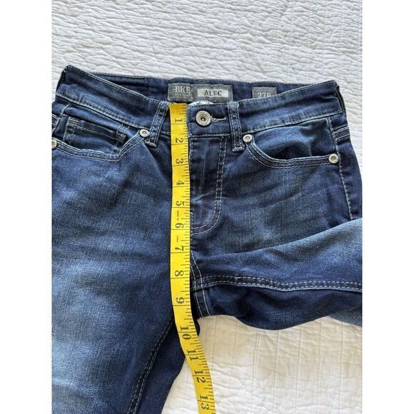 BKE Dark Denim Alec Skinny Jeans Men's Size 27 x 31 - Picture 6 of 7